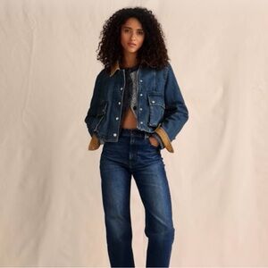 BR Dark Wash Straight Denim Jeans